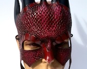 Leather Dragon Warrior Mask
