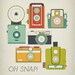 Oh Snap Retro Vintage Camera 11x14 Art Print