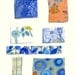 Art Print of Original Watercolor Painting -- Still Life with Vintage Textiles 3