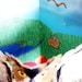 Pop up Owl Birthday Card, Flying owl with Happy Birthday message