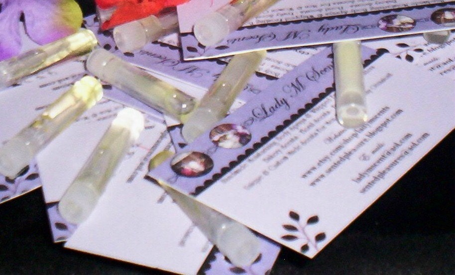 Fragrance Oil Vial Samples
