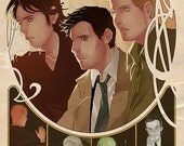 SPN season 5 Art Nouveau print