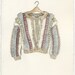ORIGINAL Watercolor Illustration - Fake Fur Club Kid Sweater