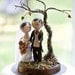 Custom Wedding Cake Topper Autumn