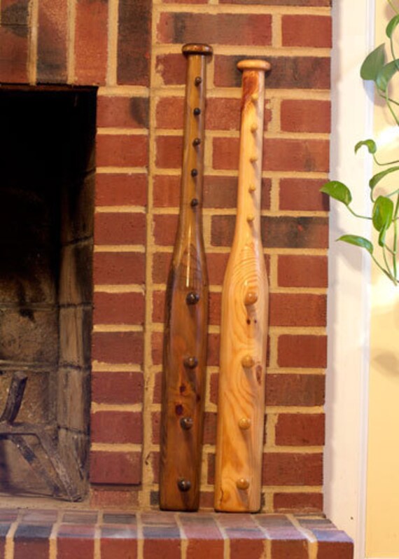 Baseball Bat Coat and Hat Rack