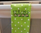 Tea Towel Spring Flowers
