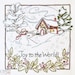 Joy to the World - Winter - 100% Cotton Embroidery Pattern