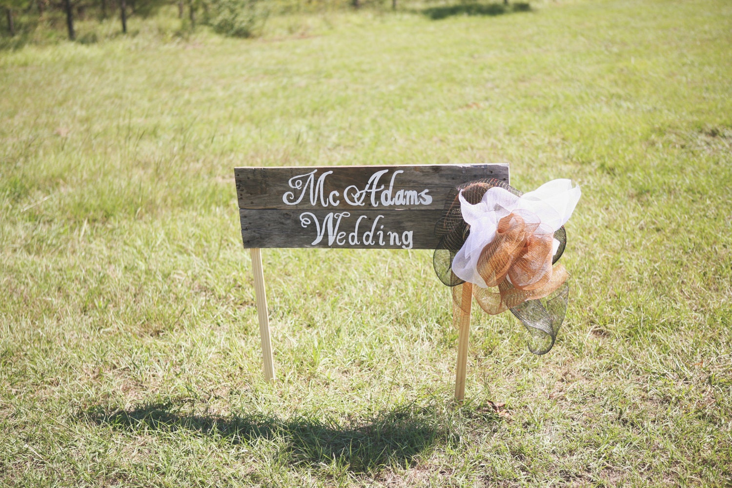 Customized Wooden Wedding Signs