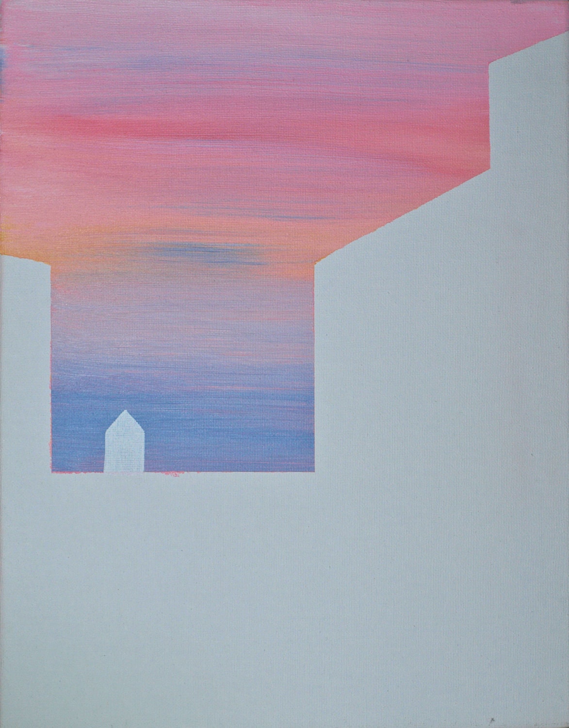 New York Sky I - acrylic painting