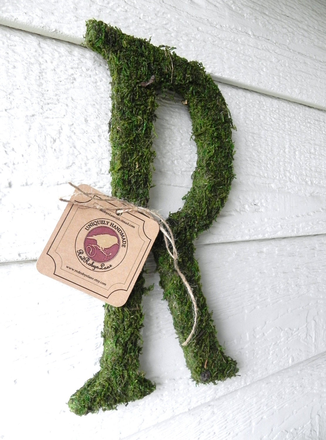 Moss Letters - Rustic Wedding (12'') Moss Monogram - Wedding Decoration Home Decor