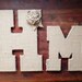 Burlap Letters - Rustic Wedding Moss Alternative (Other Sizes available) A - Z
