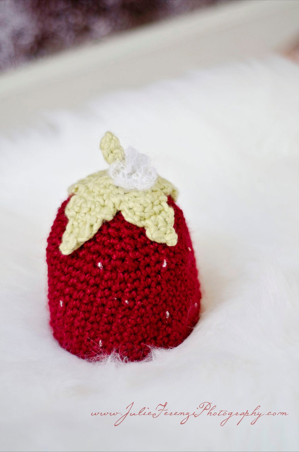 Photo Prop STAWBERRY HAT. 0-3months.6-12 months,girls,baby ,Spring,Easter