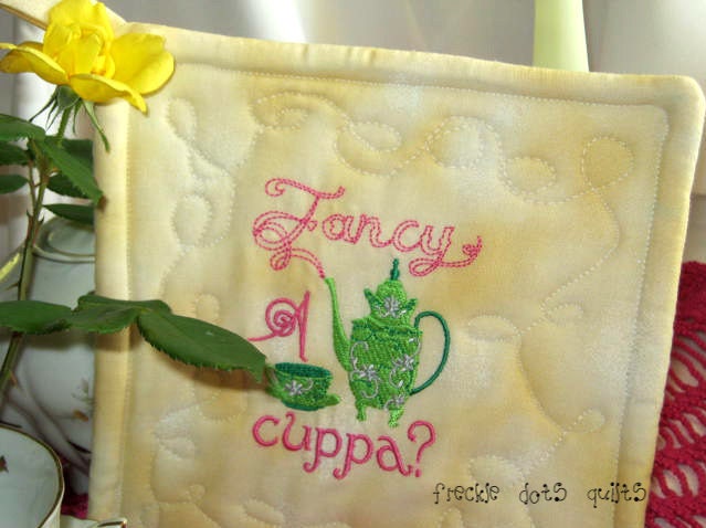 Fancy a Cuppa Tea Pot Holder Hot Pad