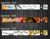 Etsy Shop Banners - Banner and Avatar -  Made to Order