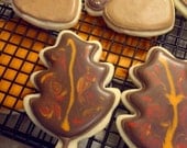 Autum themed sugar cookies