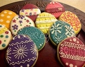 Easter egg cookies - Hand decorated