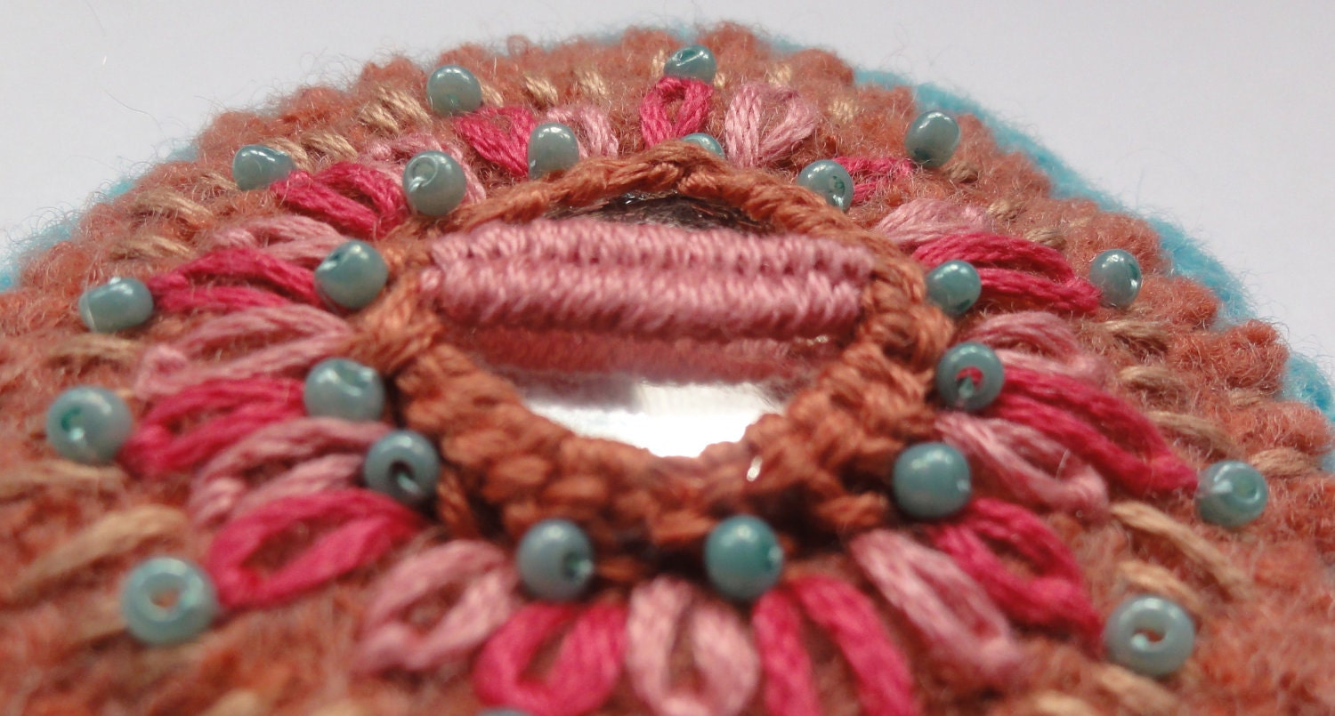 Textile Brooch