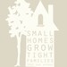 small homes - 8x10" - customizable - Mother's Day gift