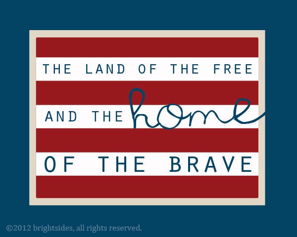The Land of the Free - 8x10" - Digital Download