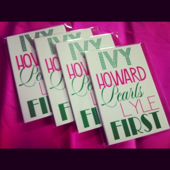 Timeless 1908 Alpha Kappa Alpha AKA Inspired Postcards