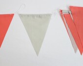 Peach and soft beige garland