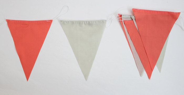 Peach and soft beige garland