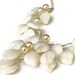 Cream Bridal Necklace, Vintage Inspired Jewelry, Bib Necklace Wedding Jewelry