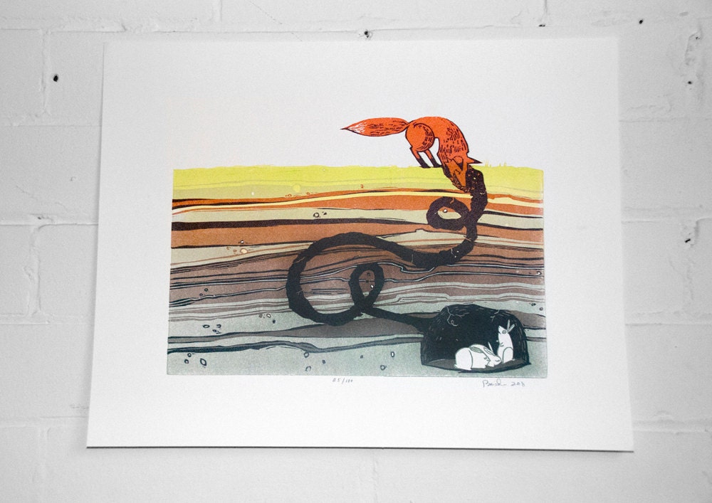 Fox & Rabbits