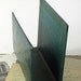 Letter Holder Mail Holder Mid Century Green Gold