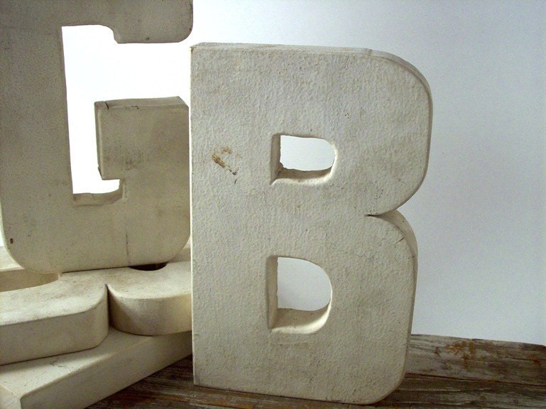 Sign Letter, "B" , Marquee Letter, Wood