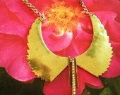 Antique Gold Peter Pan Collar Necklace