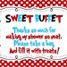 Custom Labels for Candy Bar/Dessert Buffet -- Printable DYI