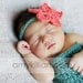 Crochet Mermaid Tail & Headband Photography Prop - Newborn