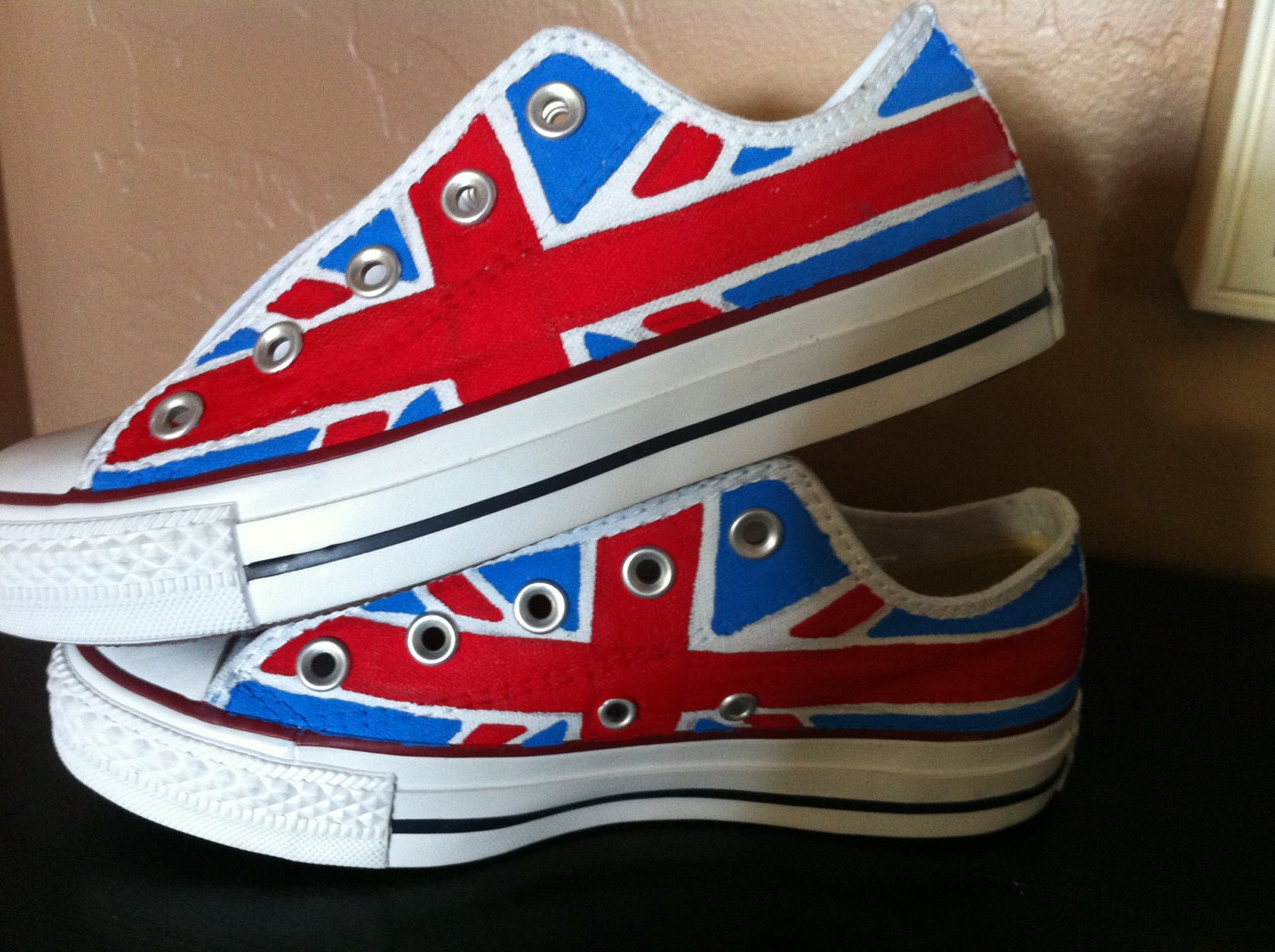 British Flag custom converse
