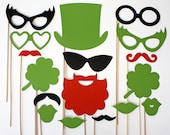 St. Patrick's Day Photo Booth Props - 17 Piece