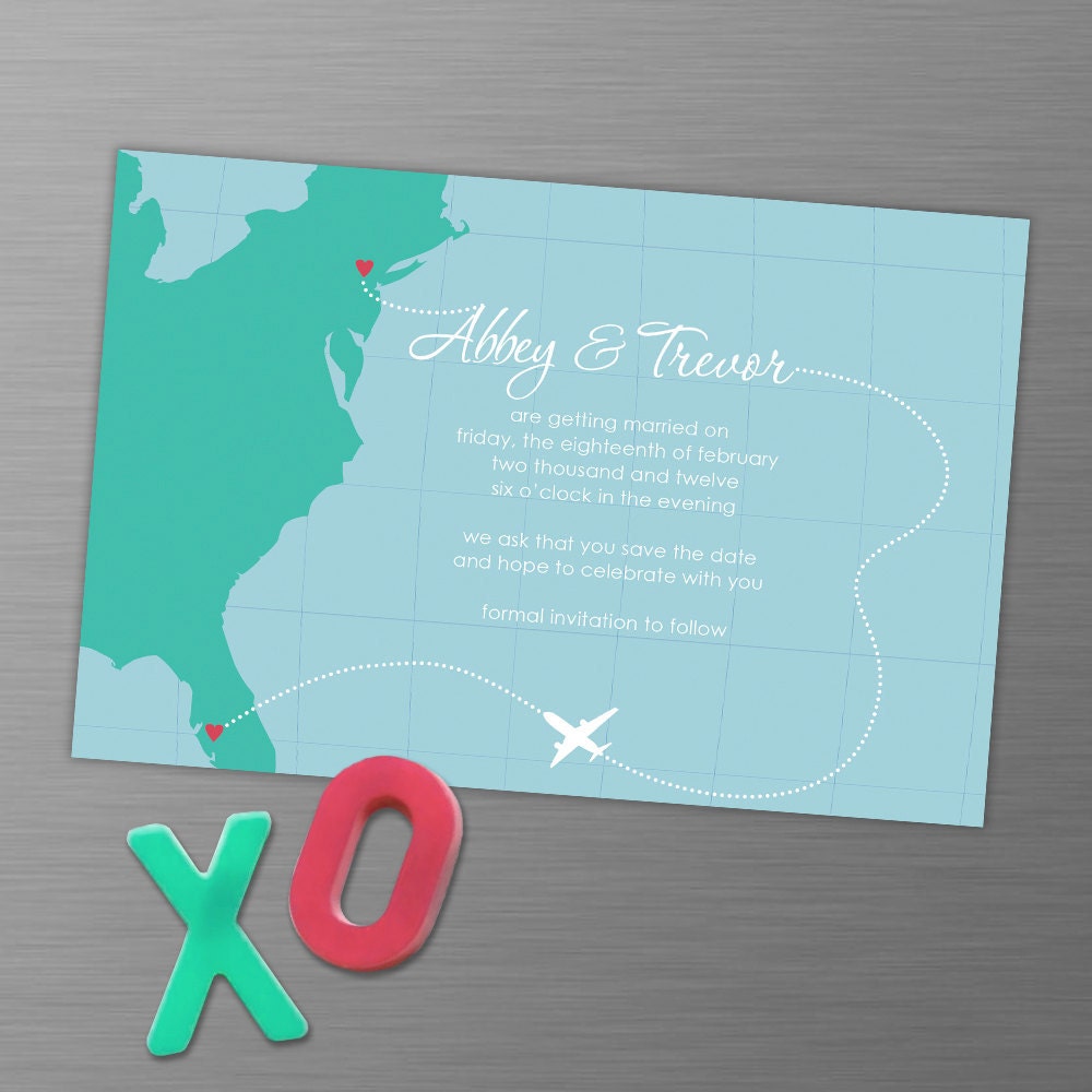 25 Fully Customizable Destination Wedding Save The Date Magnets