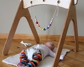 Natural Wood Baby Gym