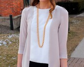 30 inch Large Gold Link Necklace