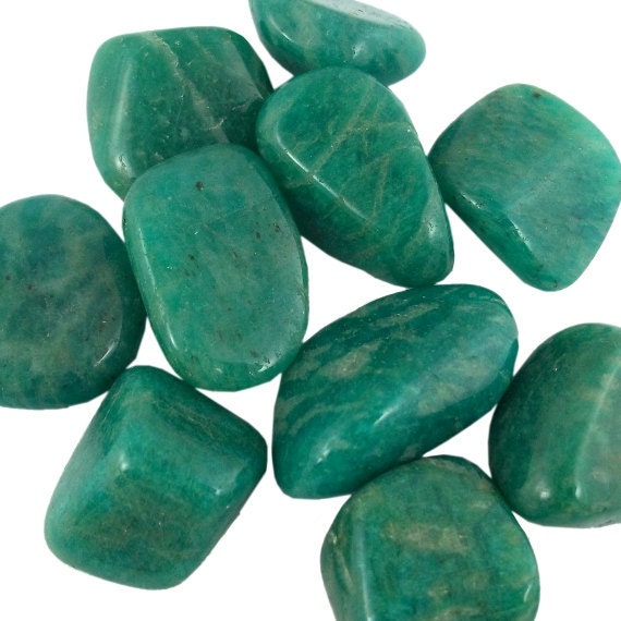 Amazonite Gemstone, Amazon Stone, Jewelry and Terrarium Supplies, Tumbled and Polished