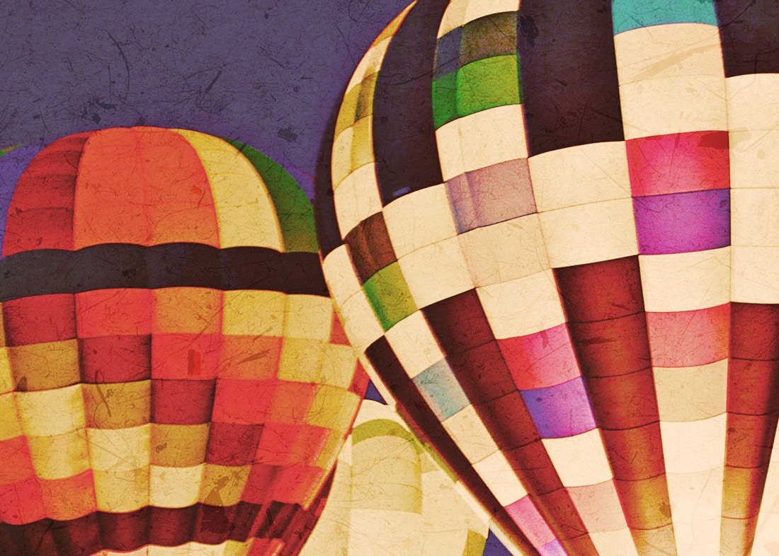 Hot Air Balloons ACEO - fine art print - carnival photography - limited edition