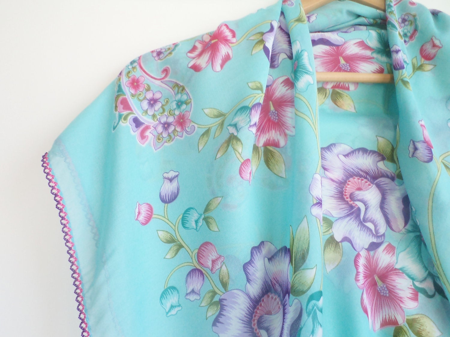 Spring Trends, scarf, stylish accessory, Blue thin scarf, women fashion. Accessories