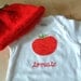 TOMATO Hat and Onesie / Bodysuit Gift Set - Baby Girl or Boy, Short Sleeve, Two Piece  - Available in NB, 3, 6, 9, 12, 18 and 24 months