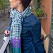 LOVE in Khmer--Green Hand Woven Long Cotton Cambodian Style Scarf--Krama--26" x 75"--65cmx190cm--silk screen---
