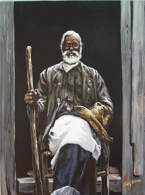 black art, famous black men, battle of Chickamauga,  Uncle Mark