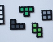 Tetris inspired magnet set