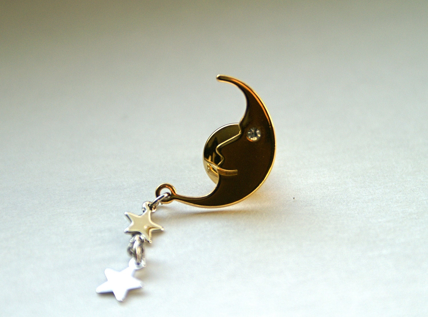 Vintage Avon Man in the Moon Tack Pin