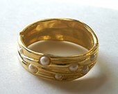 Modern Hinged Bracelet Clamper Cuff