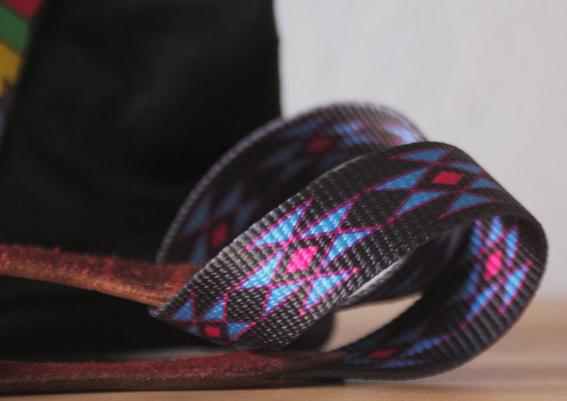 Neon pixel aztec belt