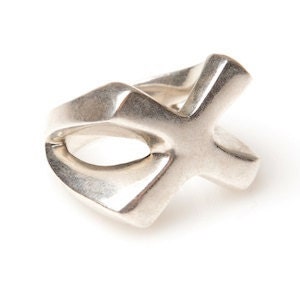 Chromosome Ring - Silver Polished