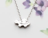 Turtle: All Sterling (925Silver) Cute Turtle Pendant & Chain, Necklace